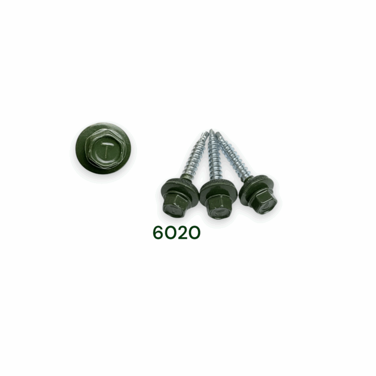 DIN7504K 4,8x35 Hlf.öf.facsavar+EPDM RAL6020 OD 50871