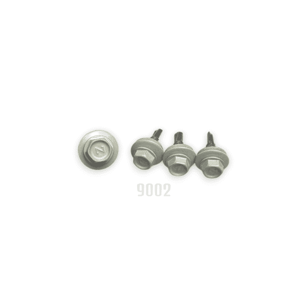 DIN7504K 4,8x19 sorolócsavar+EPDM RAL9002 OC 02076