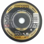 RHODIUS Alphaline 180x5x1,6 folyamatos vágókorong 303056