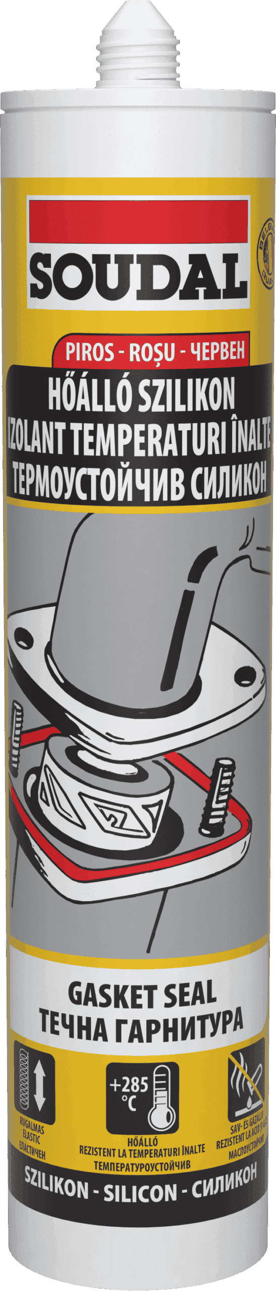 Gasket Seal-piros/280ml Hőálló 280 C°-ig 117975