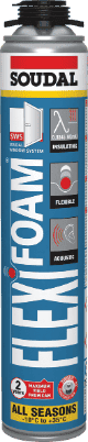 Pisztolyhab Flexifoam 750ml SOUDAL 118685