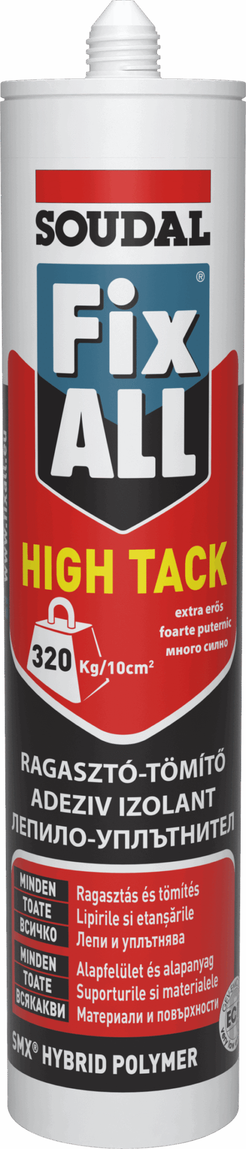 SOUDAL Fix All High Tack fehér 290ml SOUDAL 119381