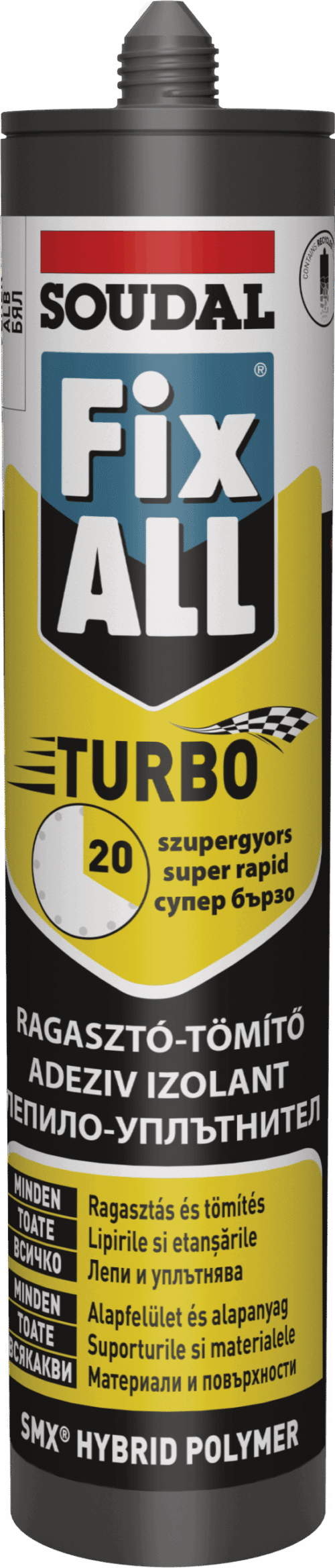 SOUDAL Fix All Turbo fehér 290ml SOUDAL 126857