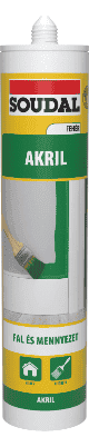 SOUDAL Akryl fehér 280ml 154565