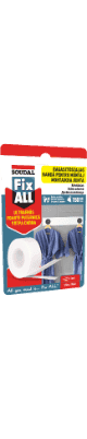 155604-ZTRA_FixALL_Tape_Wit_1,5mx19mm_HU-RO-BG SOUDAL Fix ALL MOUNTING TAPE Ultra erős kétoldalas ragasztó fehér 155604 - Image 1