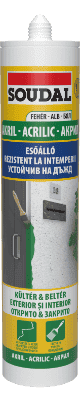Akryl vízálló 280ml Soudal 157236