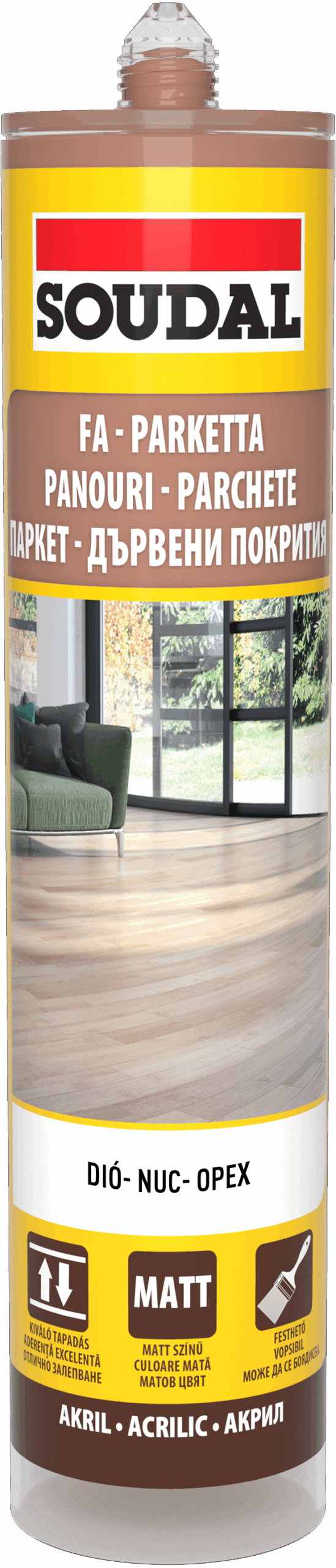 Parkettkitt juhar/280ml 111258