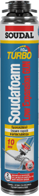 SOUDAL Alacsony tágulású Pisztolyhab SOUDAFOAM LE TURBO GUN 750ml (12db/karton) 162192