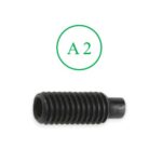 DIN915 M4x8 Hernyócsavar csapos véggel A2