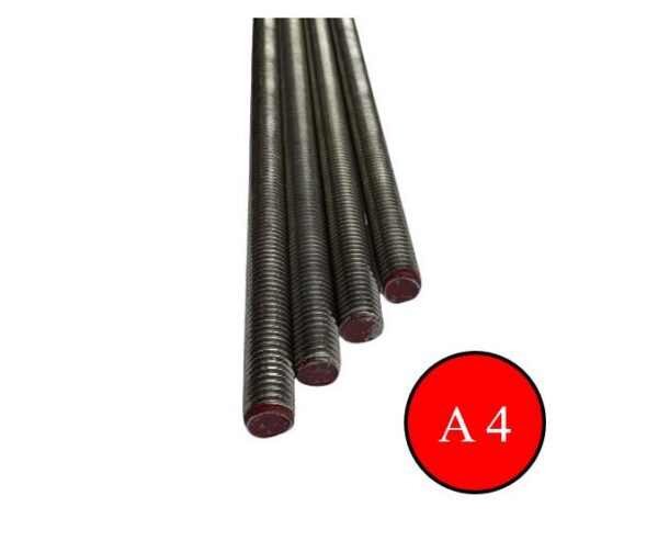 DIN975 M4x1000 Menetesszál A4