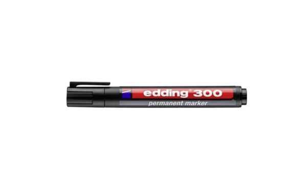 EDDING 300 alkoholos filc fekete vastag