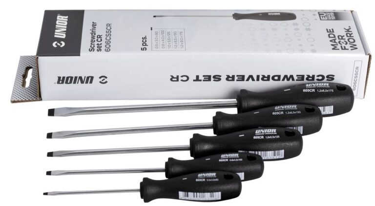 UNIOR 606CS5CR csavarhúzó készlet 5db-os 617017