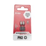 MILWAUKEE BIT hegy PH2 25 mm (2db/csomag) 4932430852