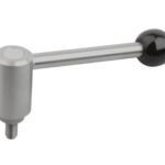 NE Szorítókar M8x40 Nemesacél/Műanyag RAL3020 06613-04-30884X40